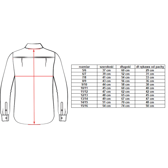 White long sleeve shirt SZLAK