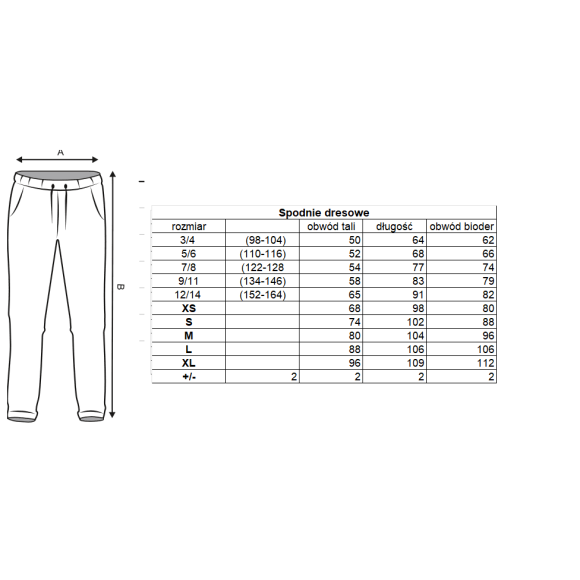 Joggers for PE lessons Przedszkole STERNIK