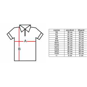 Short sleeve polo unisex ŻAGLE 2