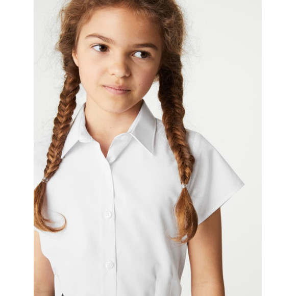 White short sleeve shirt STRUMIENIE