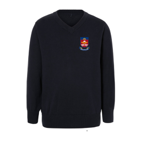 Navy V neck Sweater STRUMIENIE Navy V neck Sweater STRUMIENIE