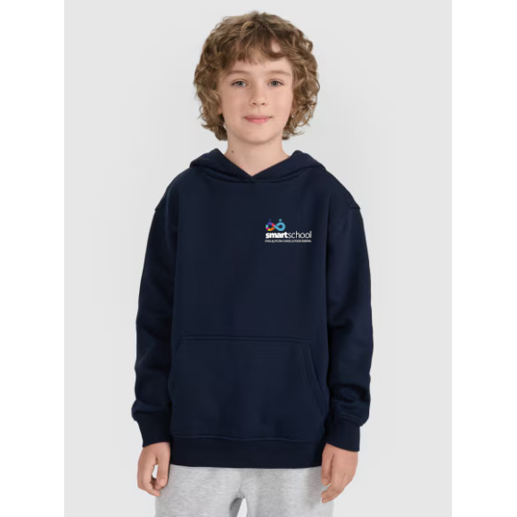 Bluza Hoodie granat Smart School