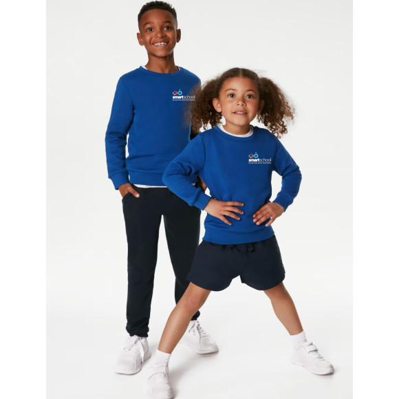Bluza Oversize blue Smart School