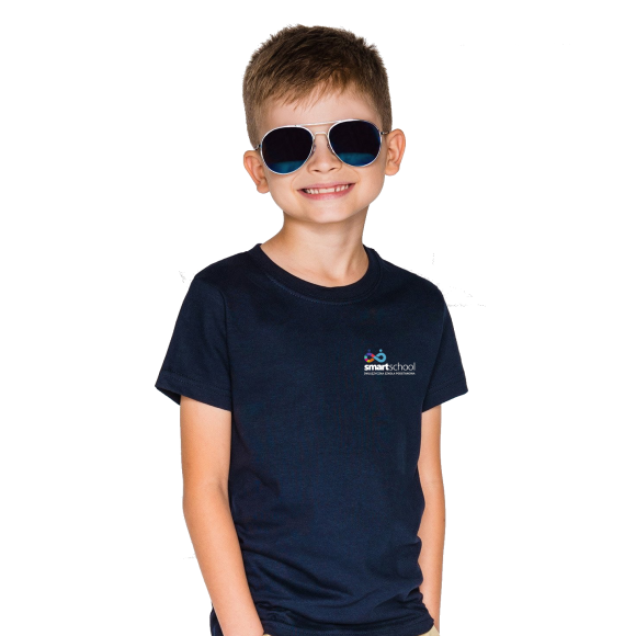 Tshirt granatowy SmartSchool