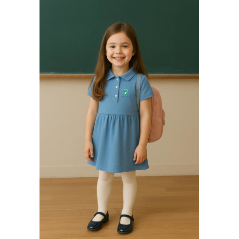 Light blue gingham Dress Einstein...