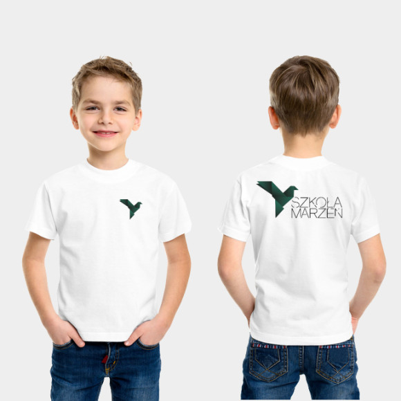 White 100% cotton tshirt Szkoła Marzeń