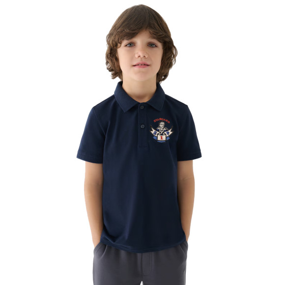 Navy Short sleeve polo unisex SP1 Stargard