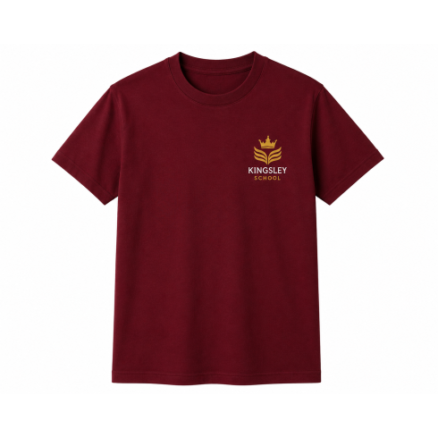 100% cotton T shirt Kingsley School