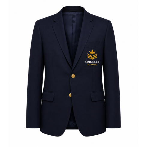 Blazer with Kingsley School logo