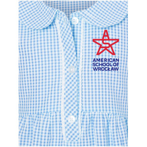 Gingham light blue Dress ASW 2