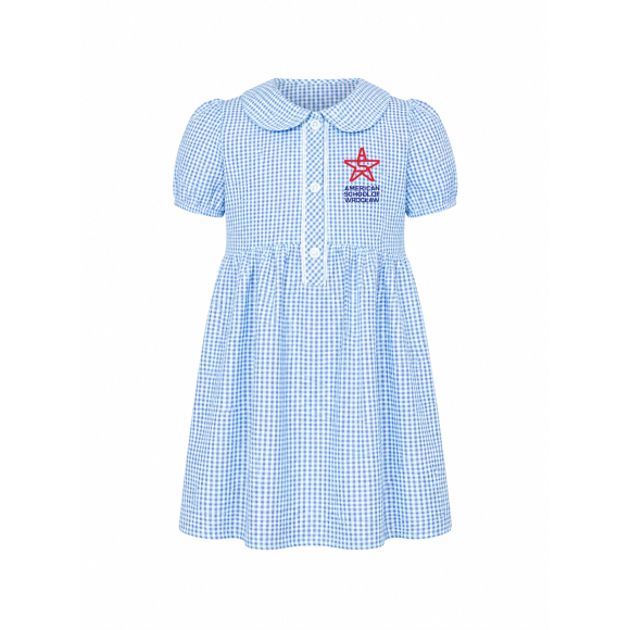 Gingham light blue Dress ASW