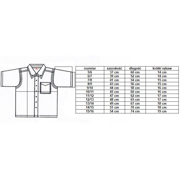 White short sleeve shirt BSW