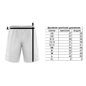 Spodenki sportowe czarne BSW 2
