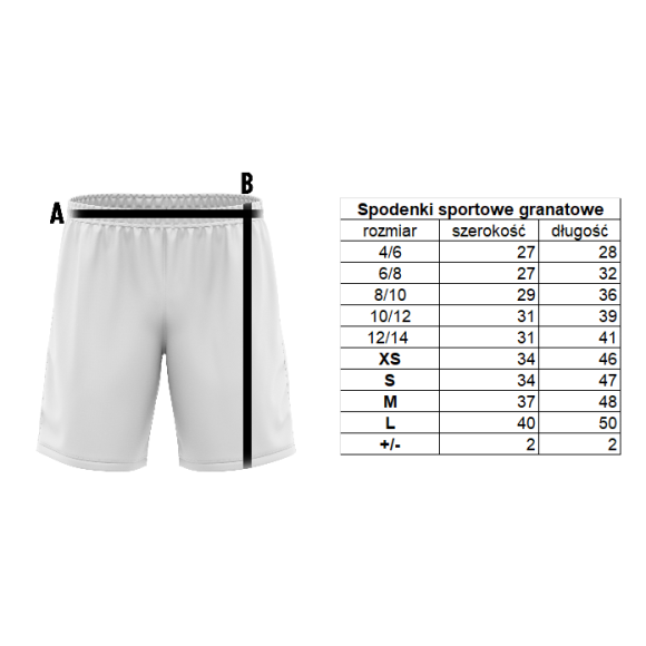 Black PE shorts BSW