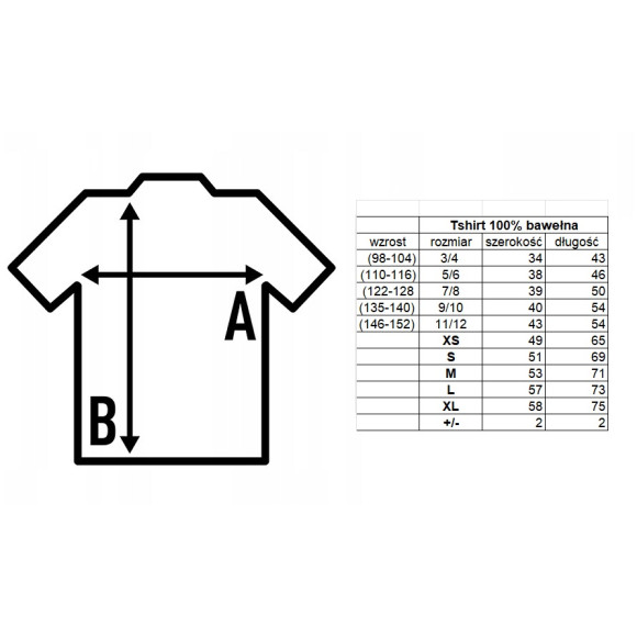 Tshirt 100% bawełna PSP 114