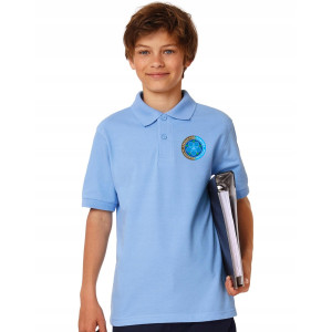 White short sleeve polo Linde 2