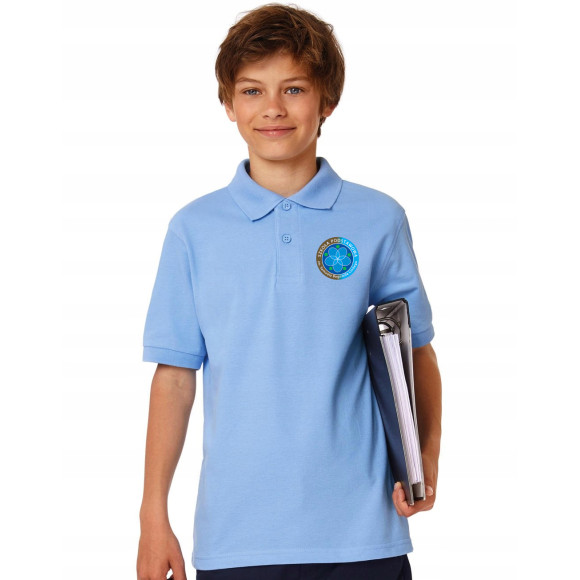 Polo krótki rękaw druk unisex Lindego