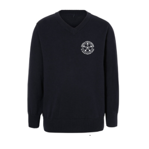 Navy V neck Sweater Lindego