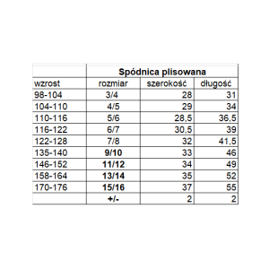 Spódniczka plisowana Lindego 2