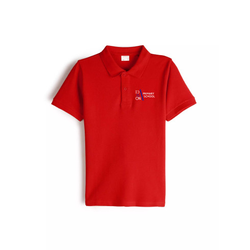 Red / Navy short sleeve polo Edison