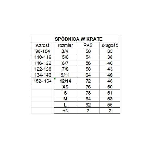 Spódniczka plisowana Edison