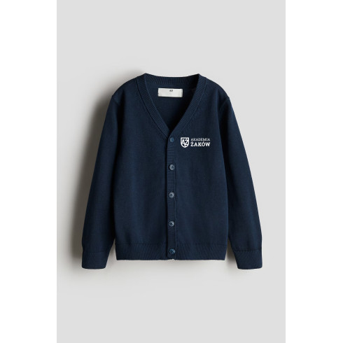 Navy cardigan Akademia Żaków