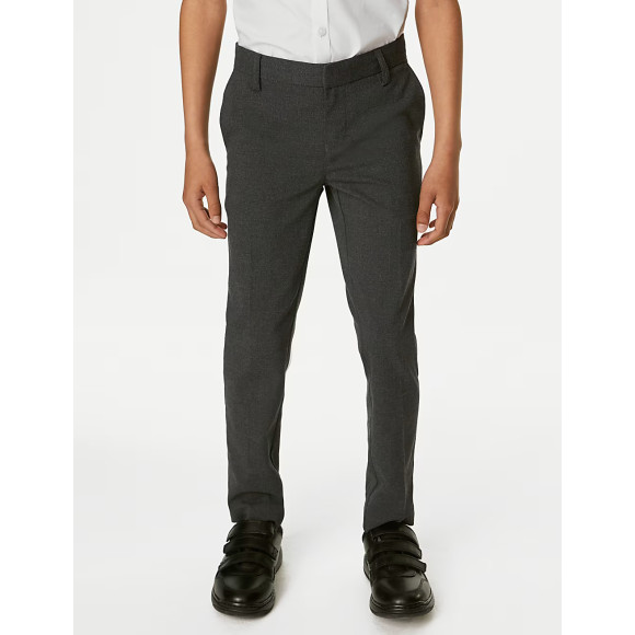 Grey school trousers SLIM FIT Akademia Żaków