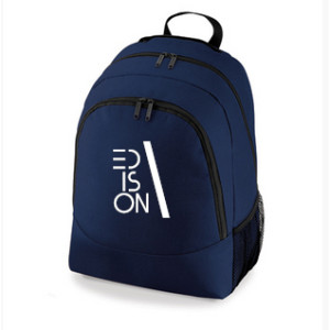 Backpack with Edison logo