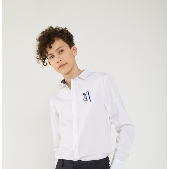 White long sleeve SLIM FIT shirt Edison