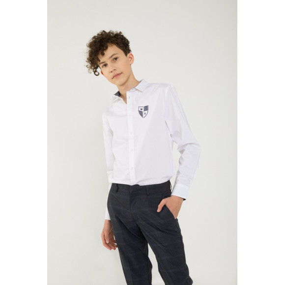 White long sleeve shirt WIS