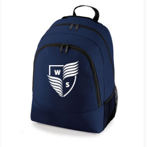 Backpack with WIS logo