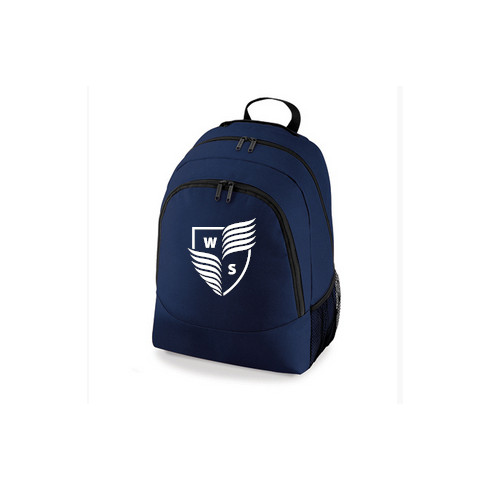 Backpack with WIS logo