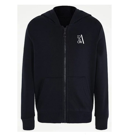 Navy sport ZIP Hoodie  EDISON