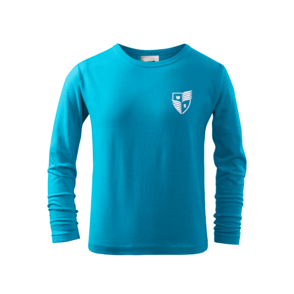 100% cotton Long sleeve Tshirt for PE WIS