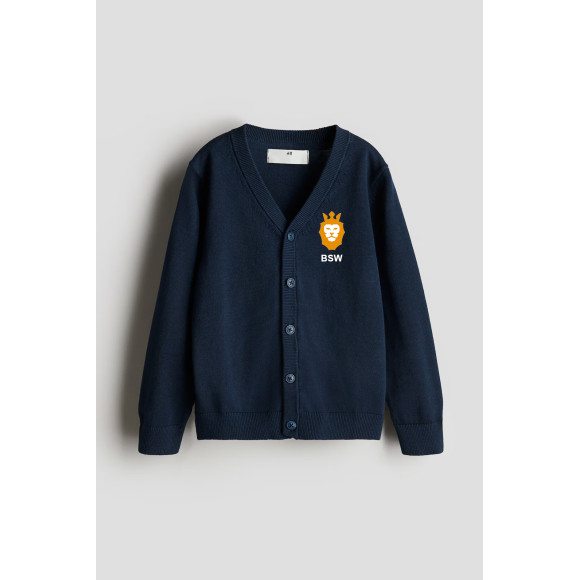 Navy Cardigan Sweater BSW